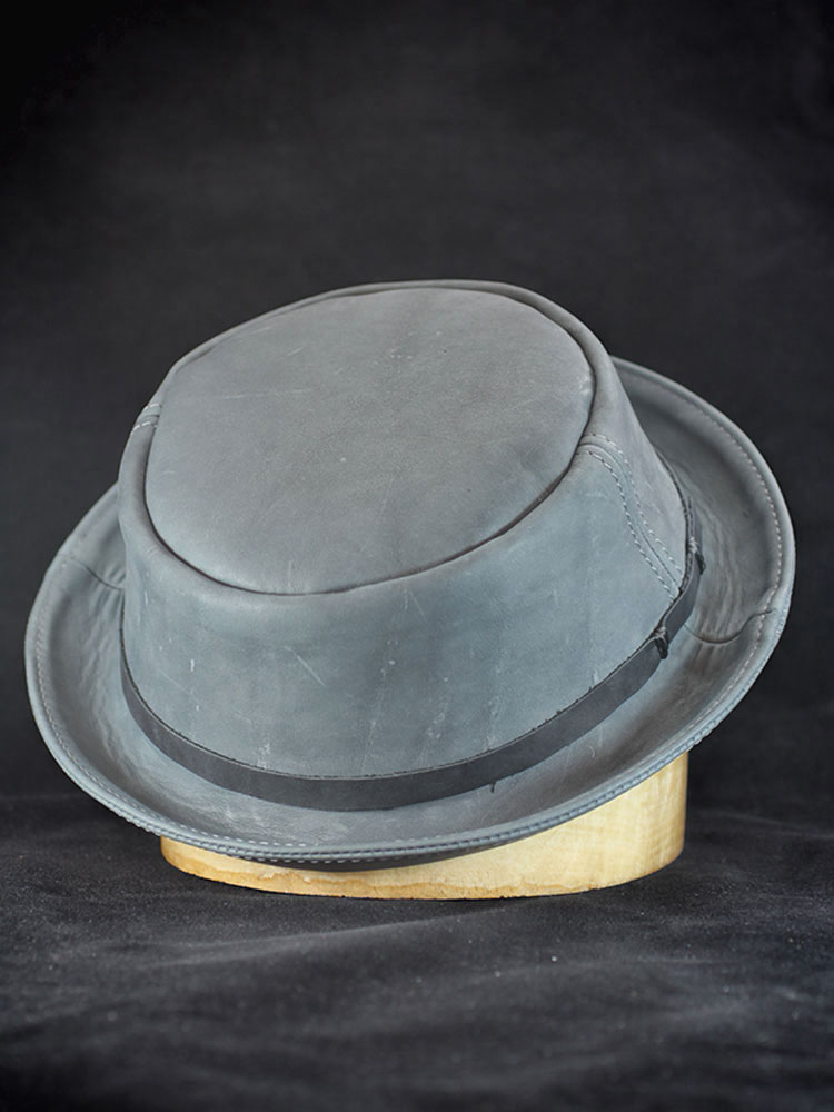Leather pork pie hat PPH-36 Leather pork pie hat PPH-36