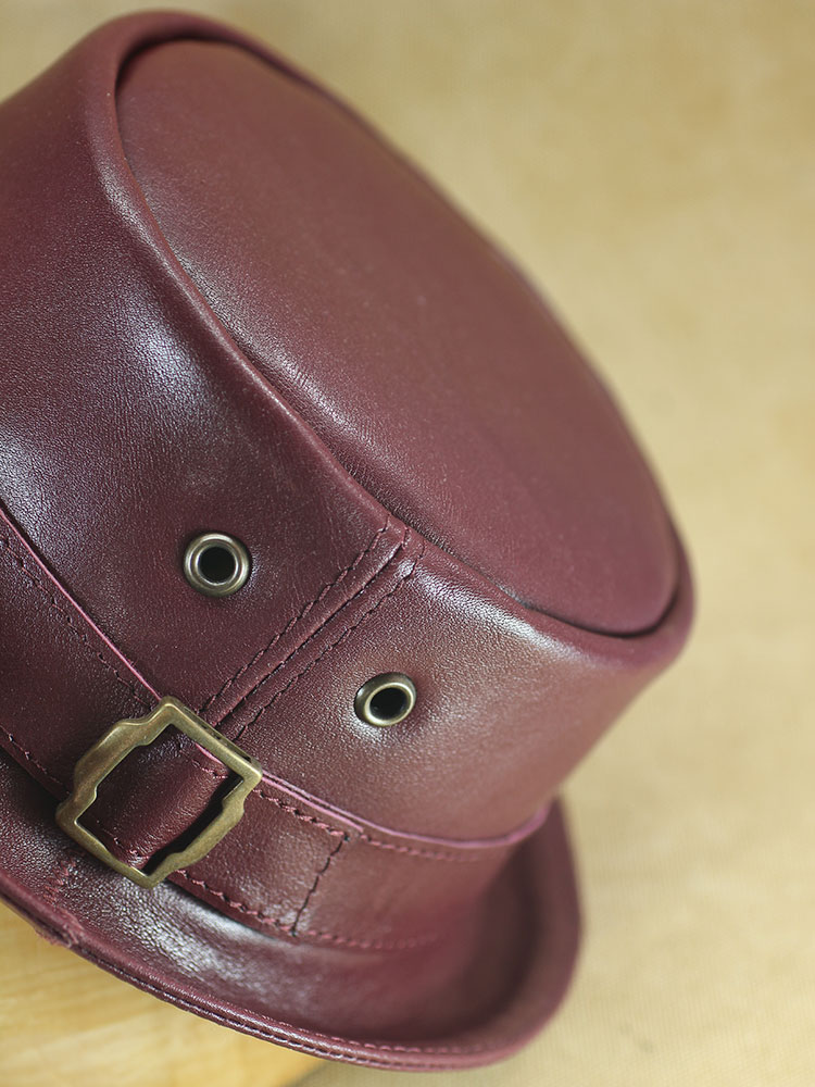 Leather pork pie hat PPH-37 Leather pork pie hat PPH-37