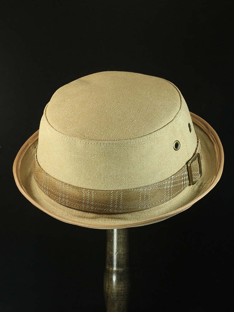 Summer cotton pork pie bucket hat PPH-05 Summer cotton pork pie bucket hat PPH-05
